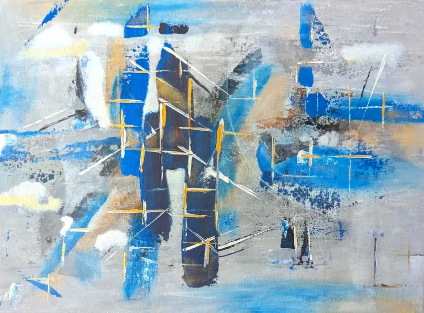 " Fenêtre " dim.40x30cm