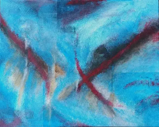 " Yasuragi " dim.50x40cm