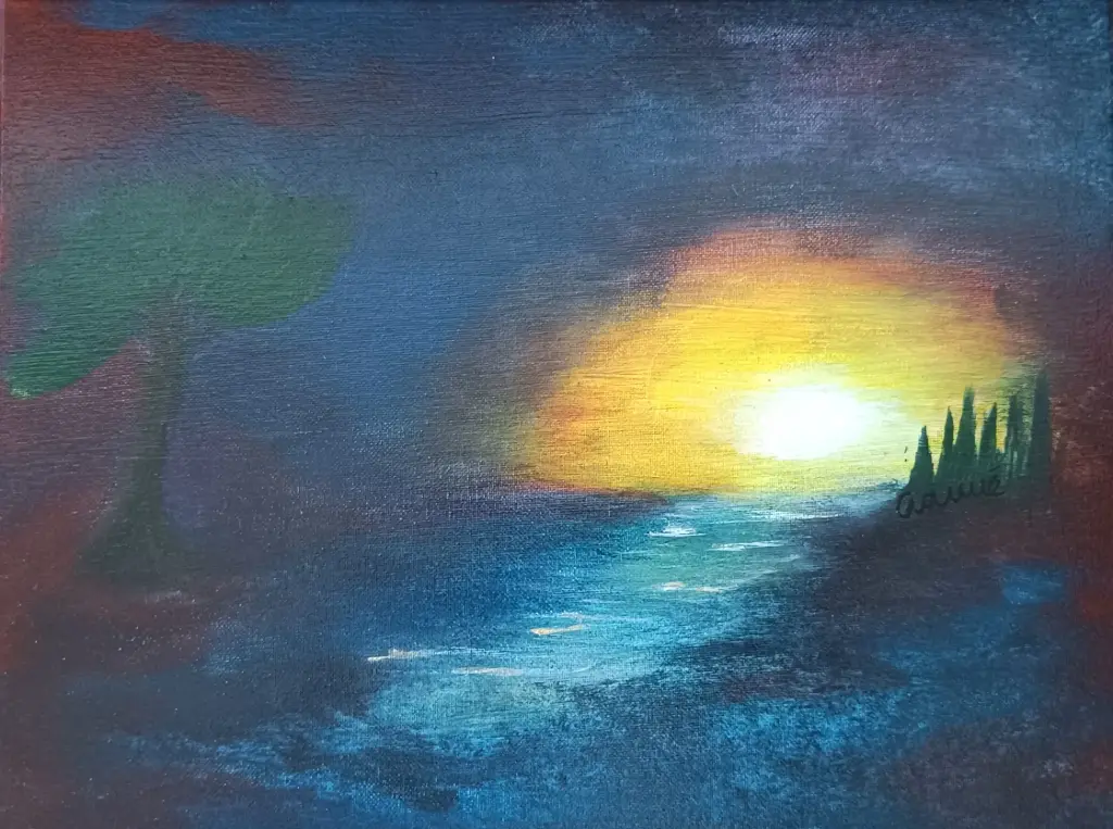 " Nouveau jour II " dim.40x30cm