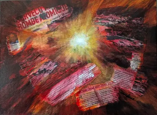 " Hibakusha " dim.40x30cm